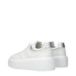 Hogan Sneakers Women Leather White/Silver