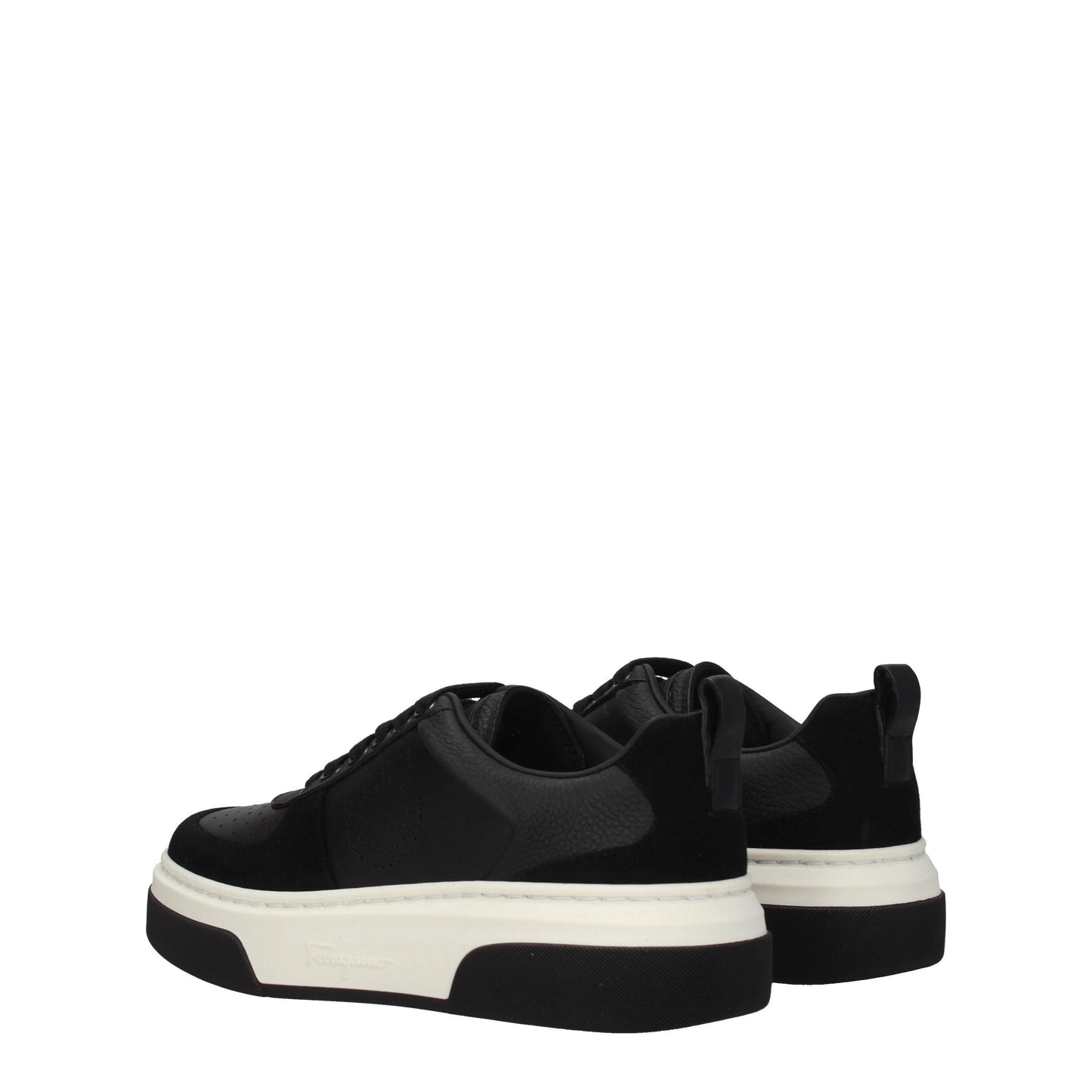 Salvatore Ferragamo Women's Sneakers in Leather Black