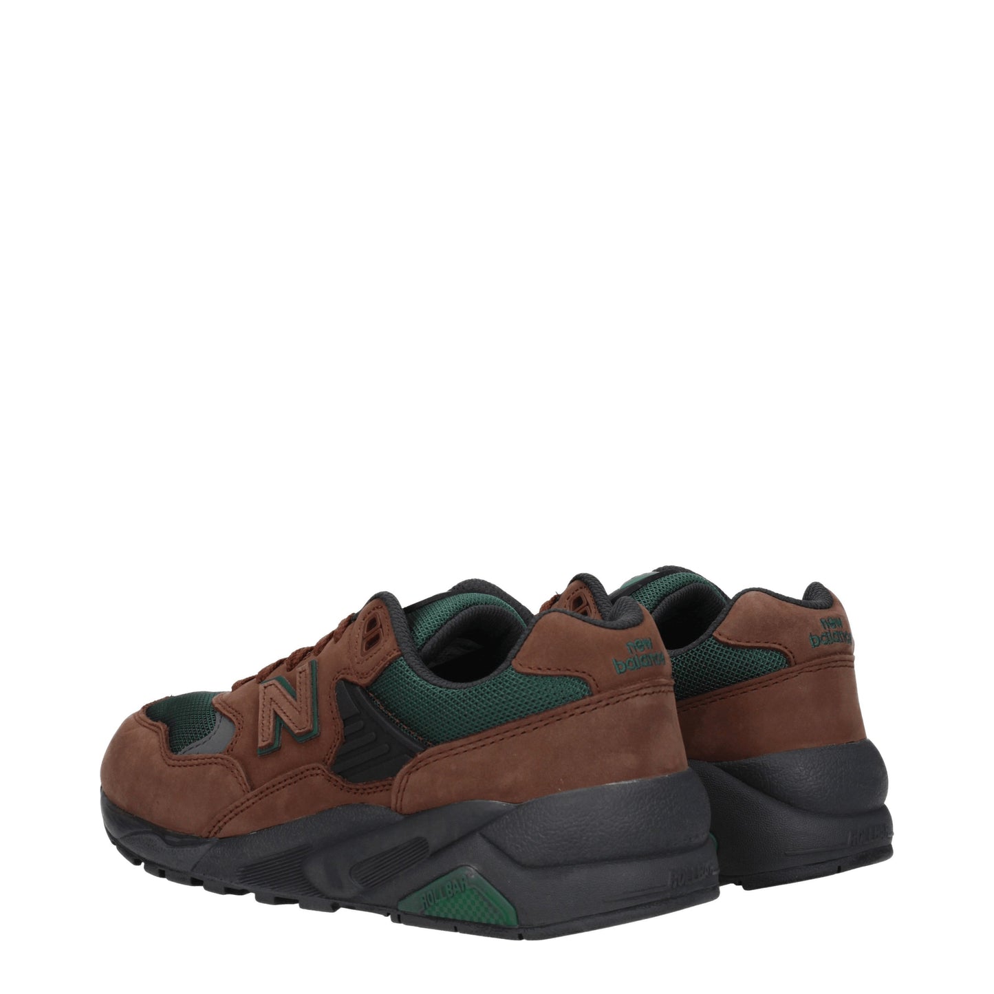 New Balance Men's Sneakers in Suede Brown/Green