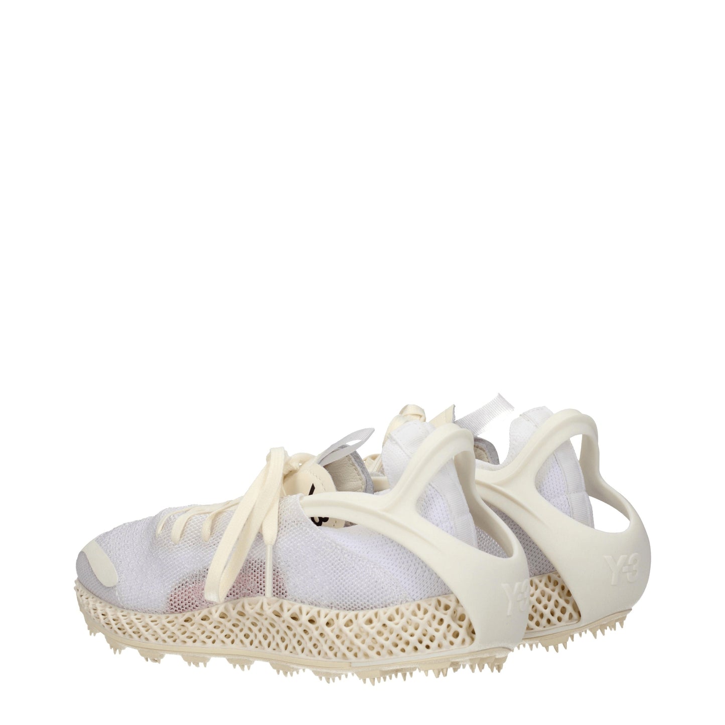 Y3 Yamamoto Women's Sneakers in Fabric  White