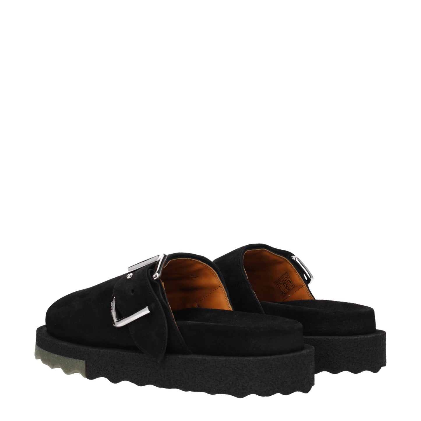 Off-White Sandals & Slippers Men Suede Black