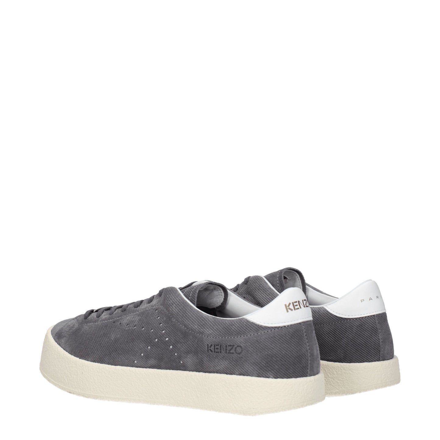 Kenzo Men's Sneakers in Suede Gray/Pebble