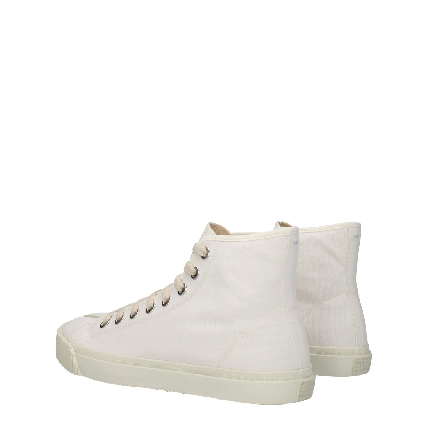 Maison Margiela Men's Sneakers in Fabric  White/Beige