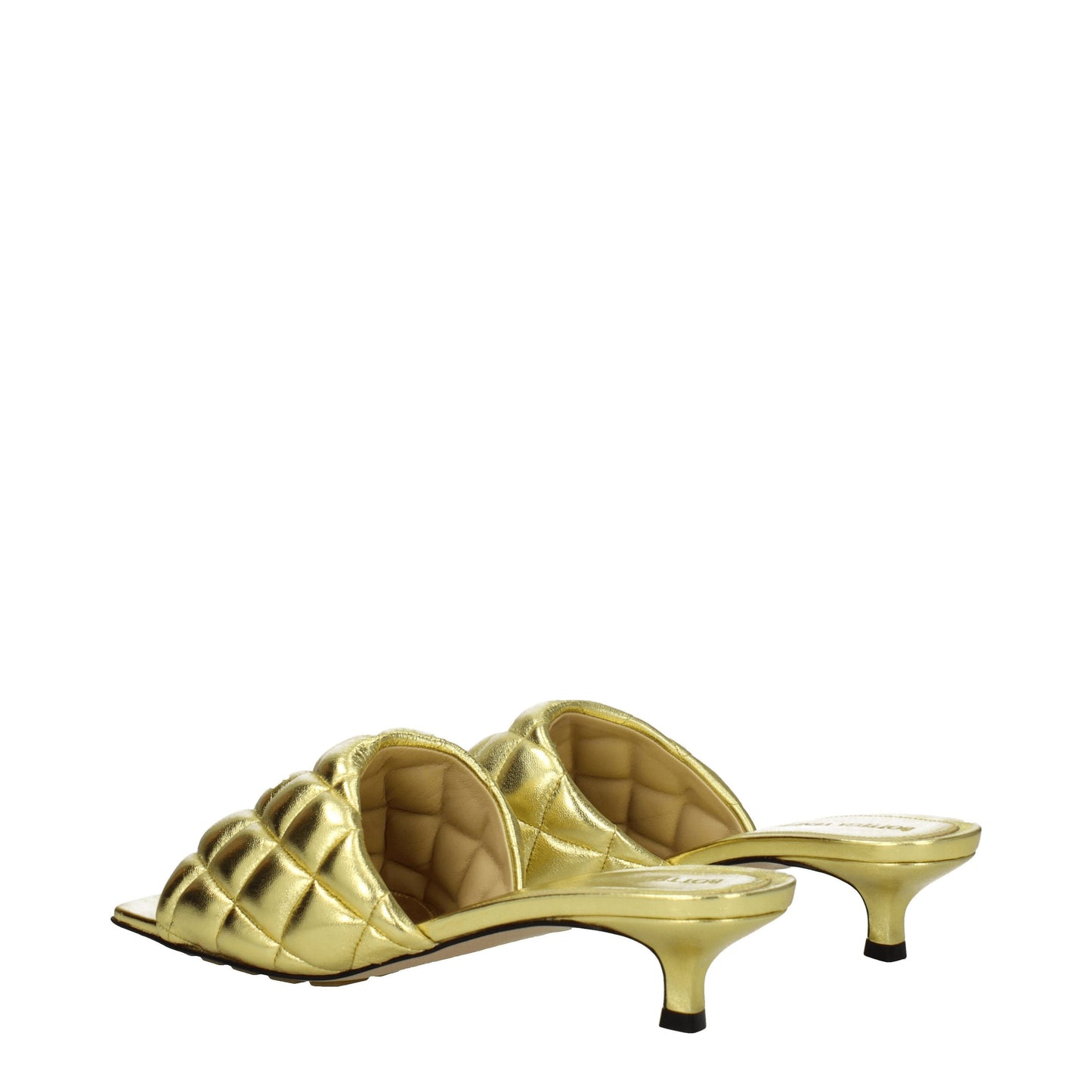 Bottega Veneta Women's Sandals in Leather Gold