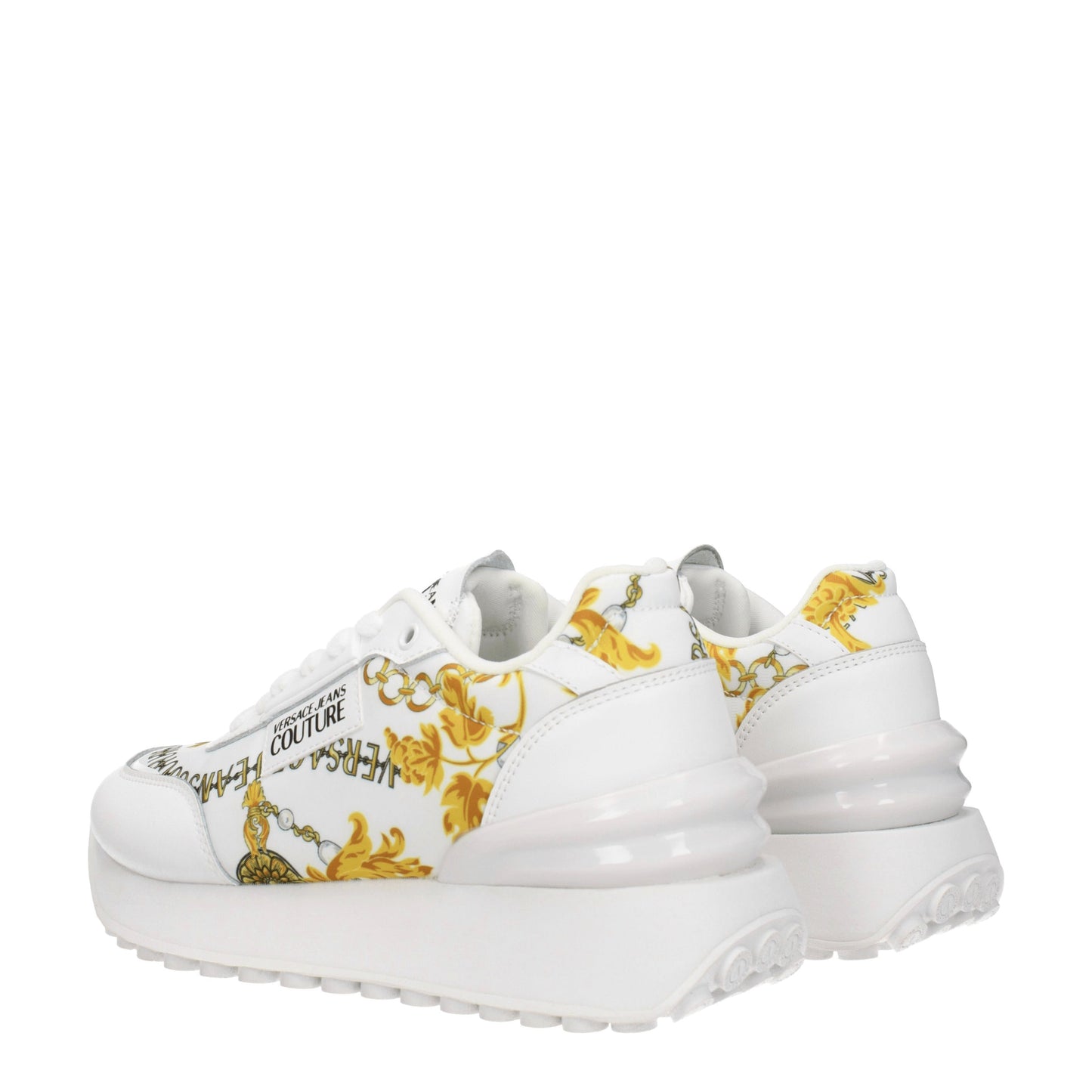 Versace Jeans Women's Sneakers in Fabric  White