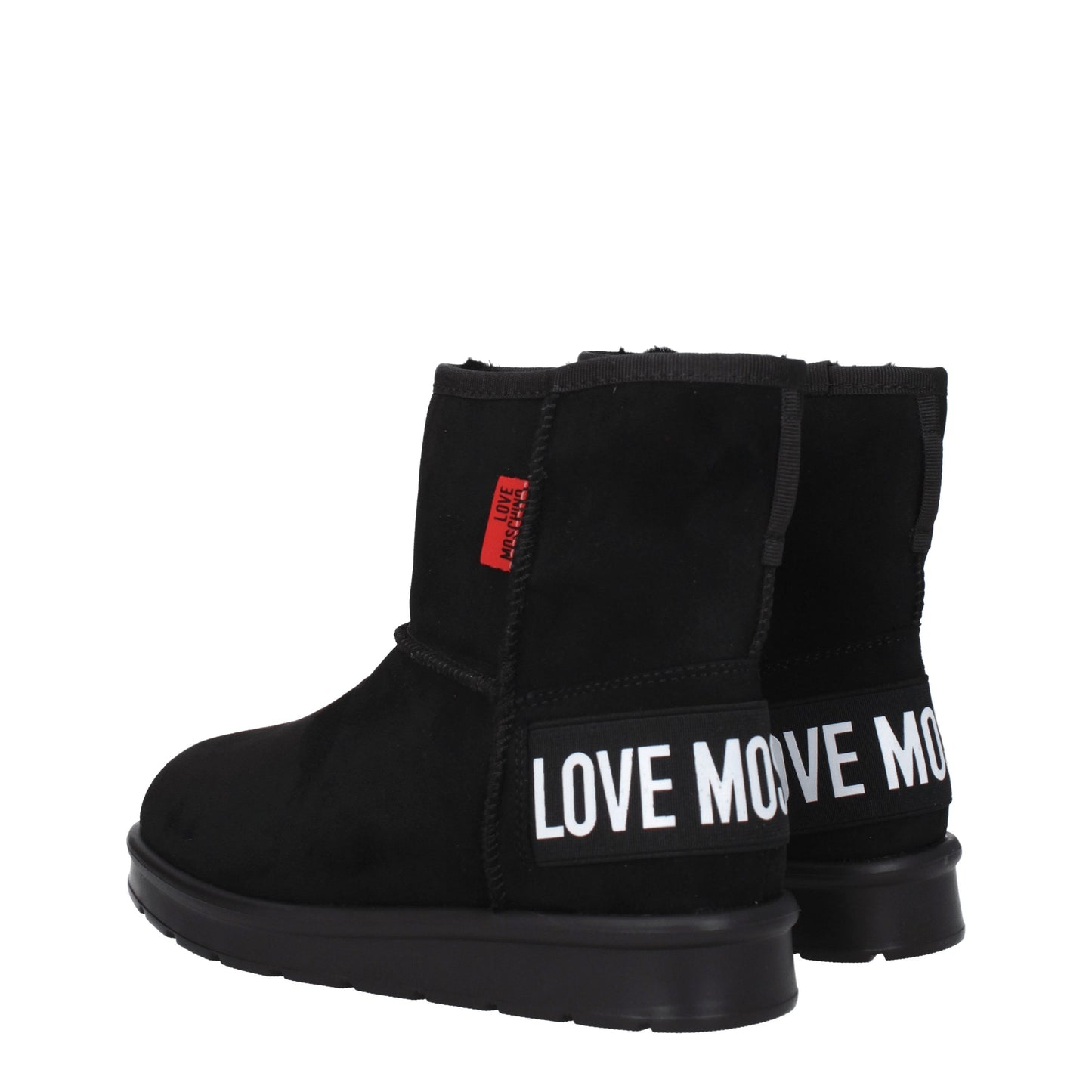 Love Moschino Women's Boots in Suede Black