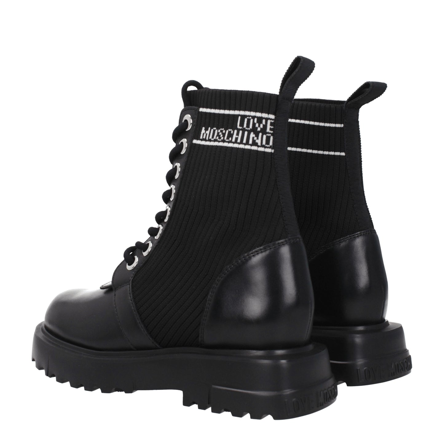 Love Moschino Women's Boots in Leather Black