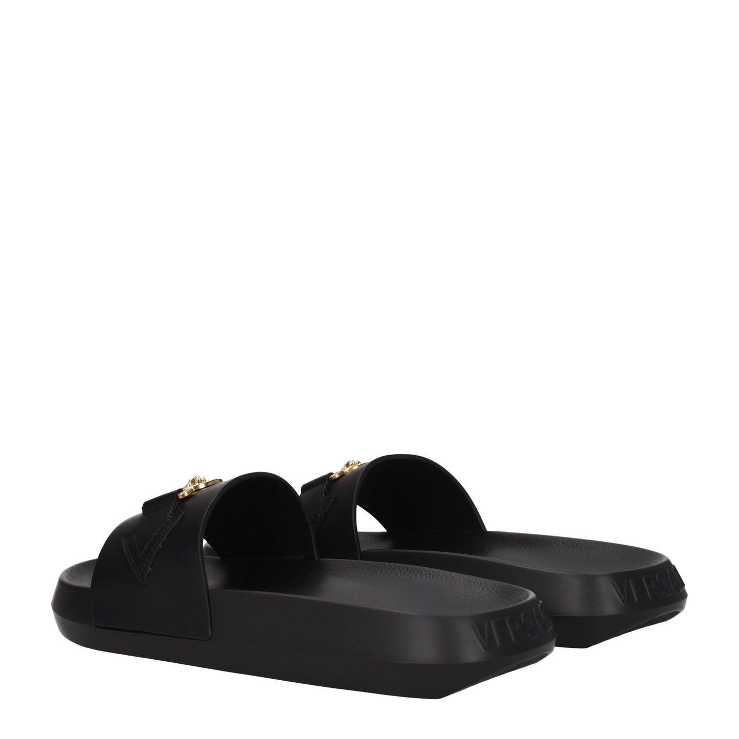 Versace Men's Slippers and Clogs Leather