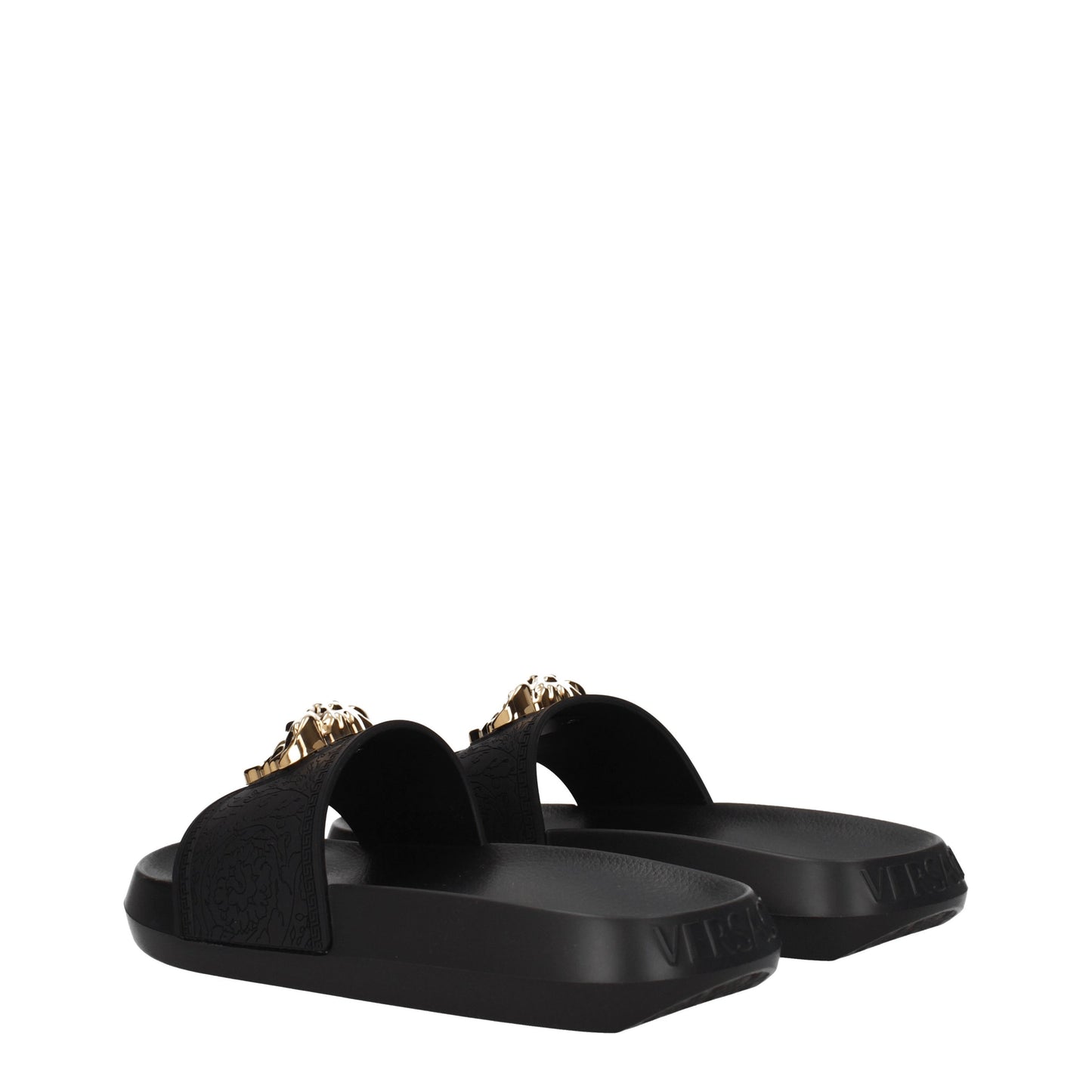 Versace Women's Sandals & Slippers in Rubber Black