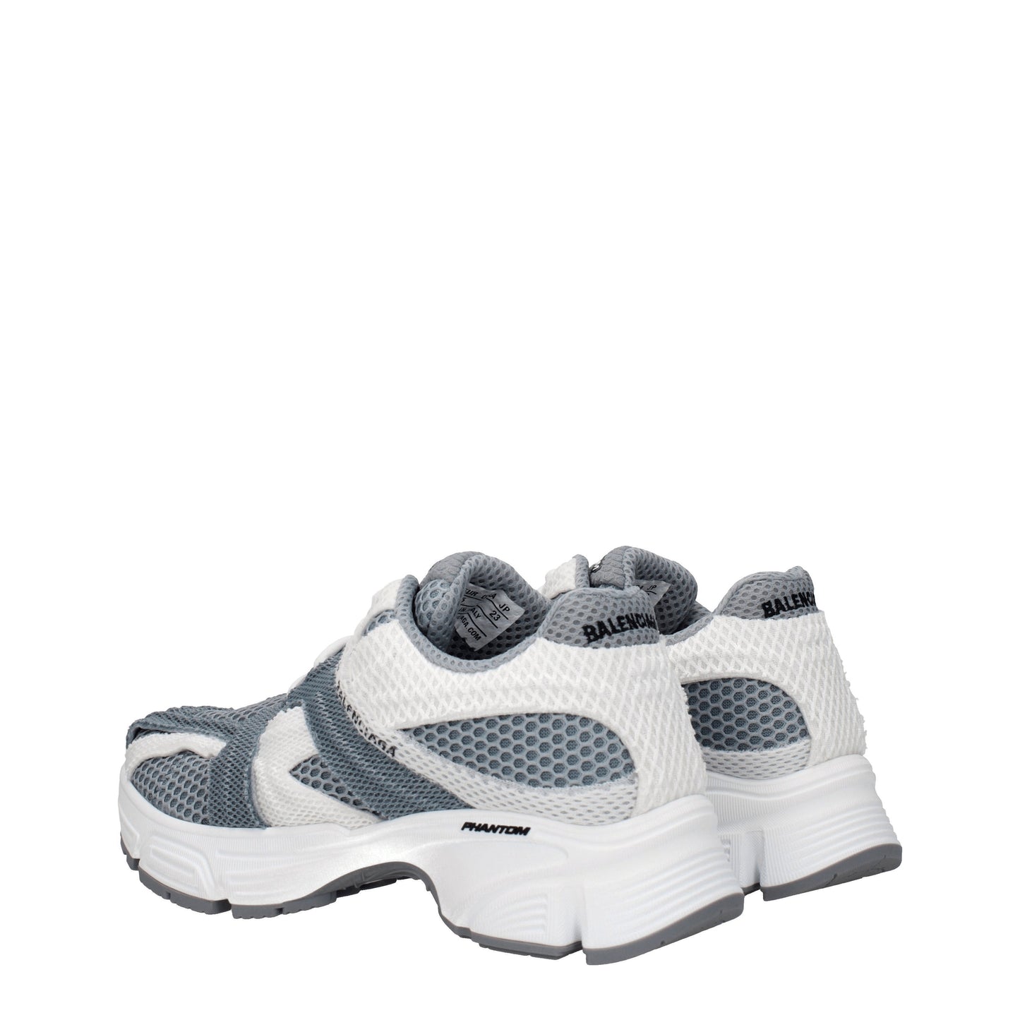 Balenciaga Women's Sneakers in Fabric  Gray/White