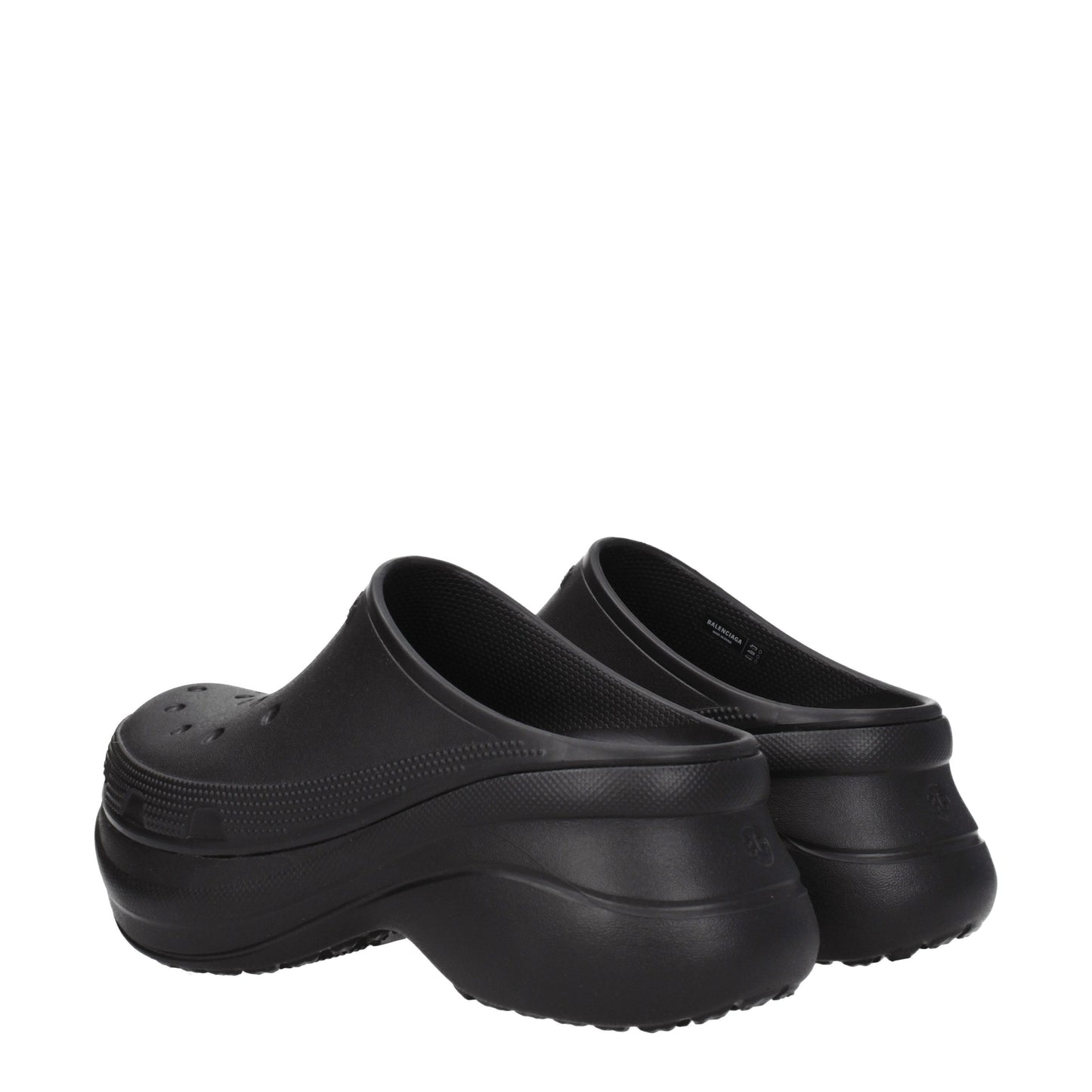 Balenciaga Women's Sandals & Slippers in Rubber Black