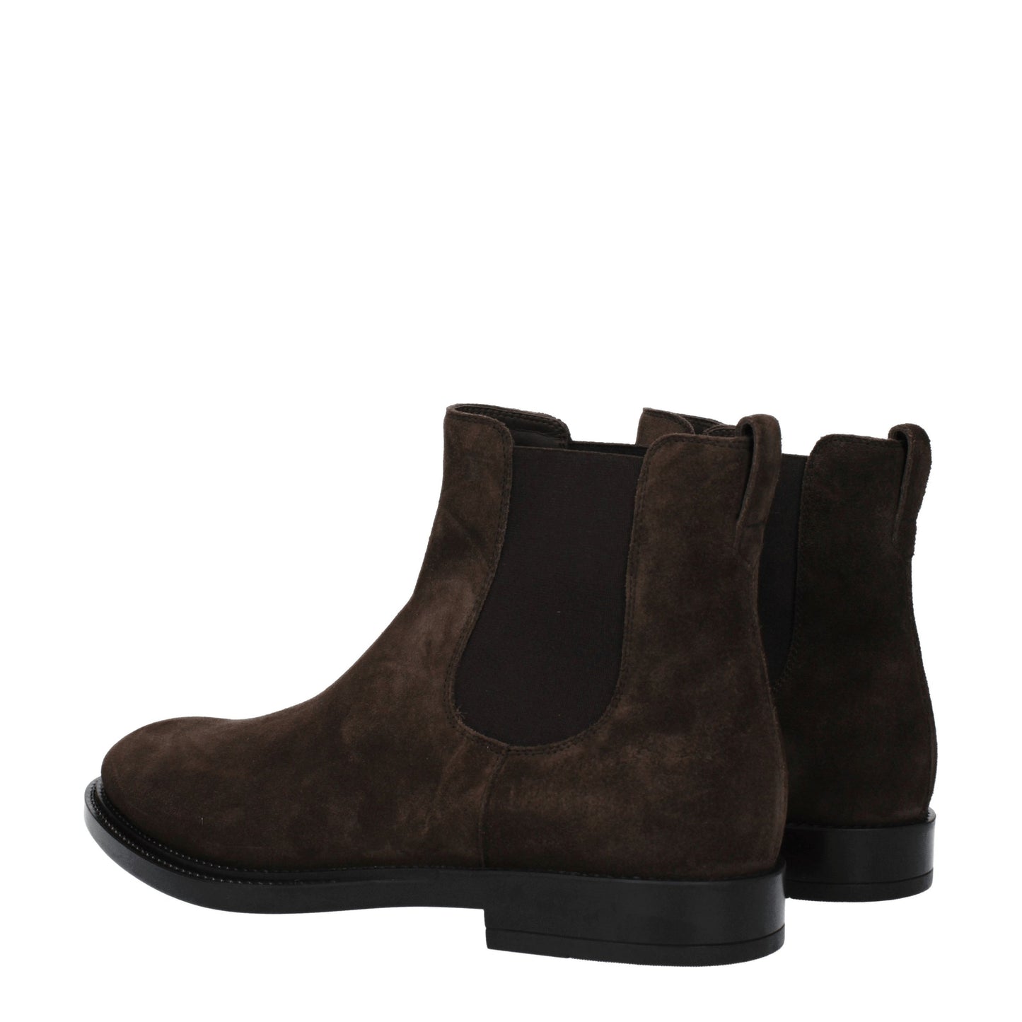 Tod's Men's Boots in Suede Brown/Dark Brown