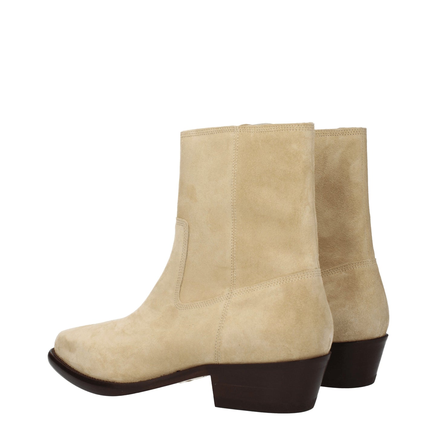 Isabel Marant Men's Boots in Suede Beige