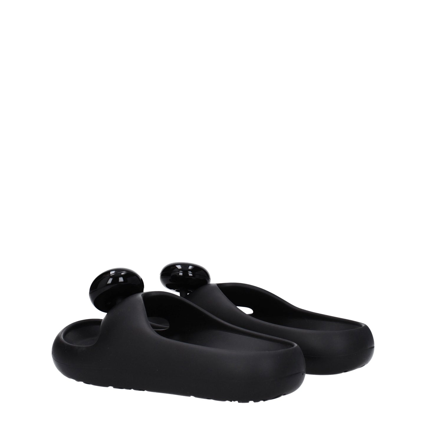 Loewe Women's Flip Flops in Rubber Black