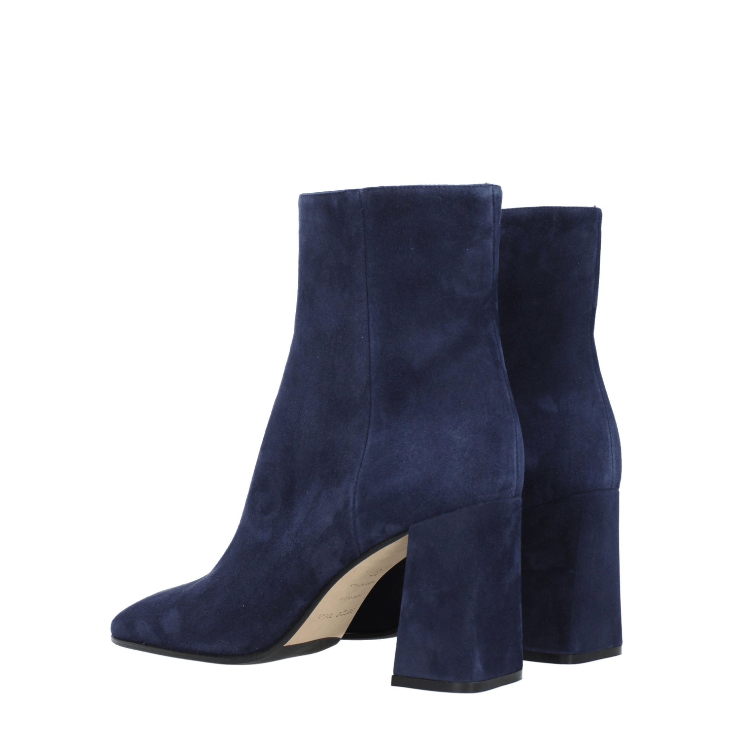 Sergio Rossi Women's Boots in Suede Blue