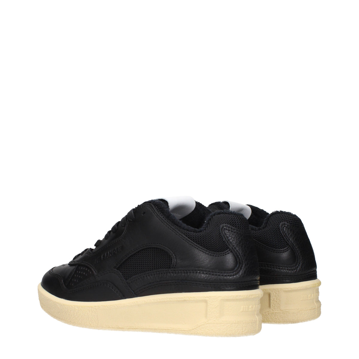 Jil Sander Sneakers Women Leather Black/Ecru