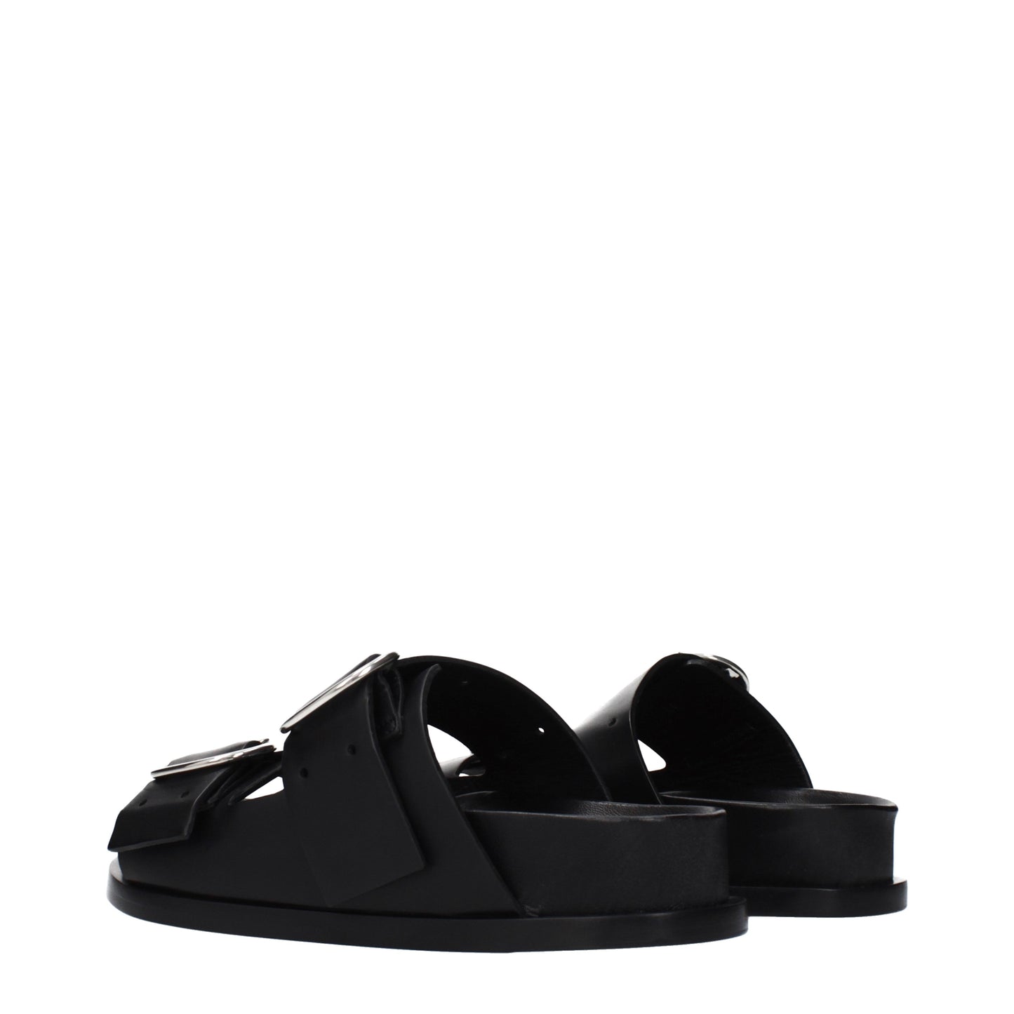 Jil Sander Slippers and Clogs Women Leather Black