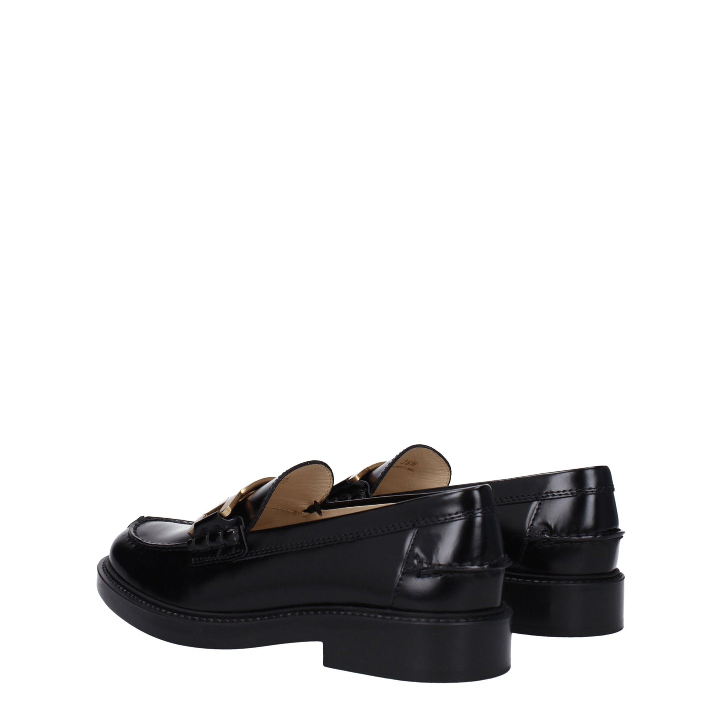 Tod's Women's Loafers in Leather Black