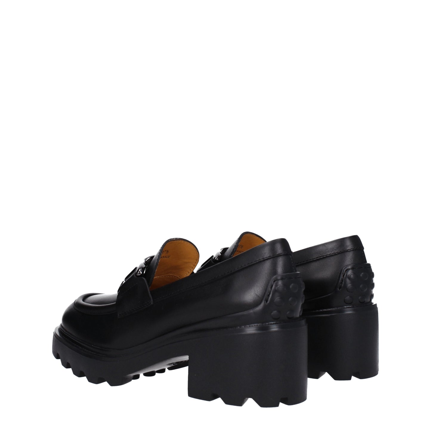 Tod's Women's Loafers in Leather Black