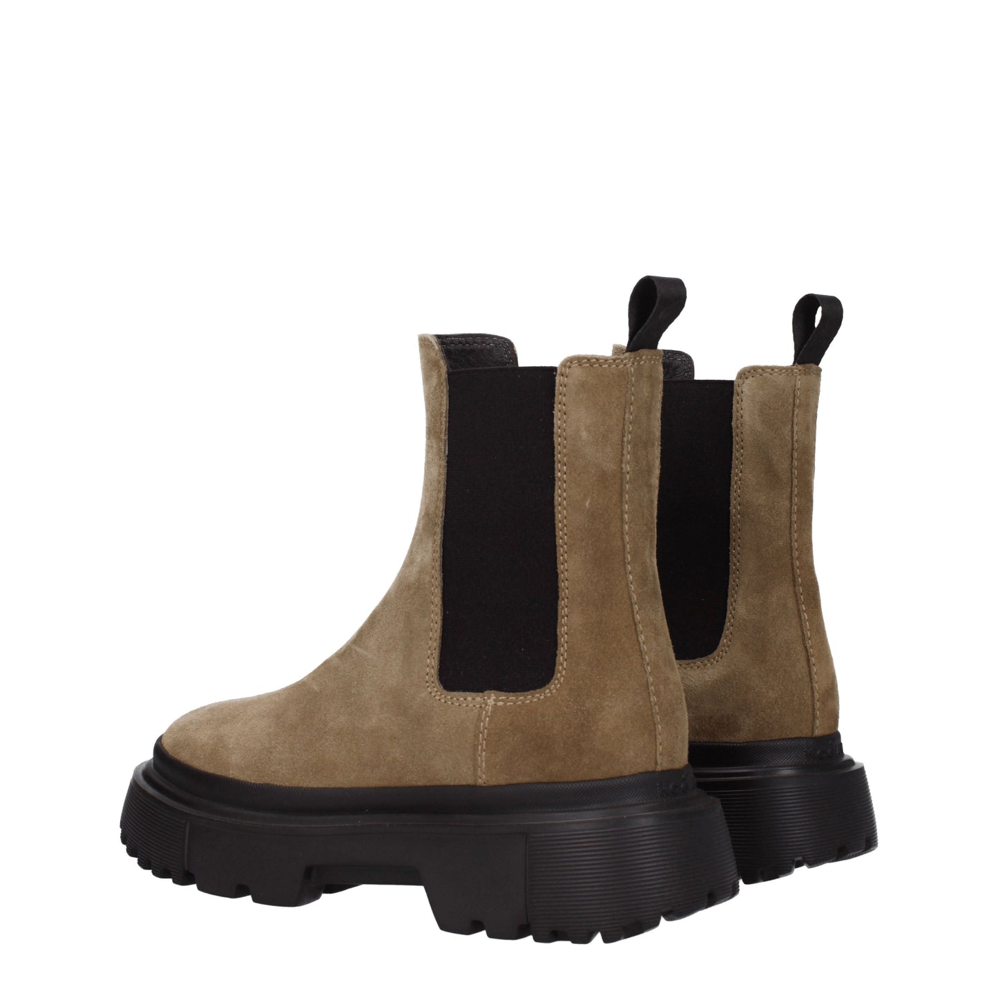 Hogan Women's Boots in Suede Brown