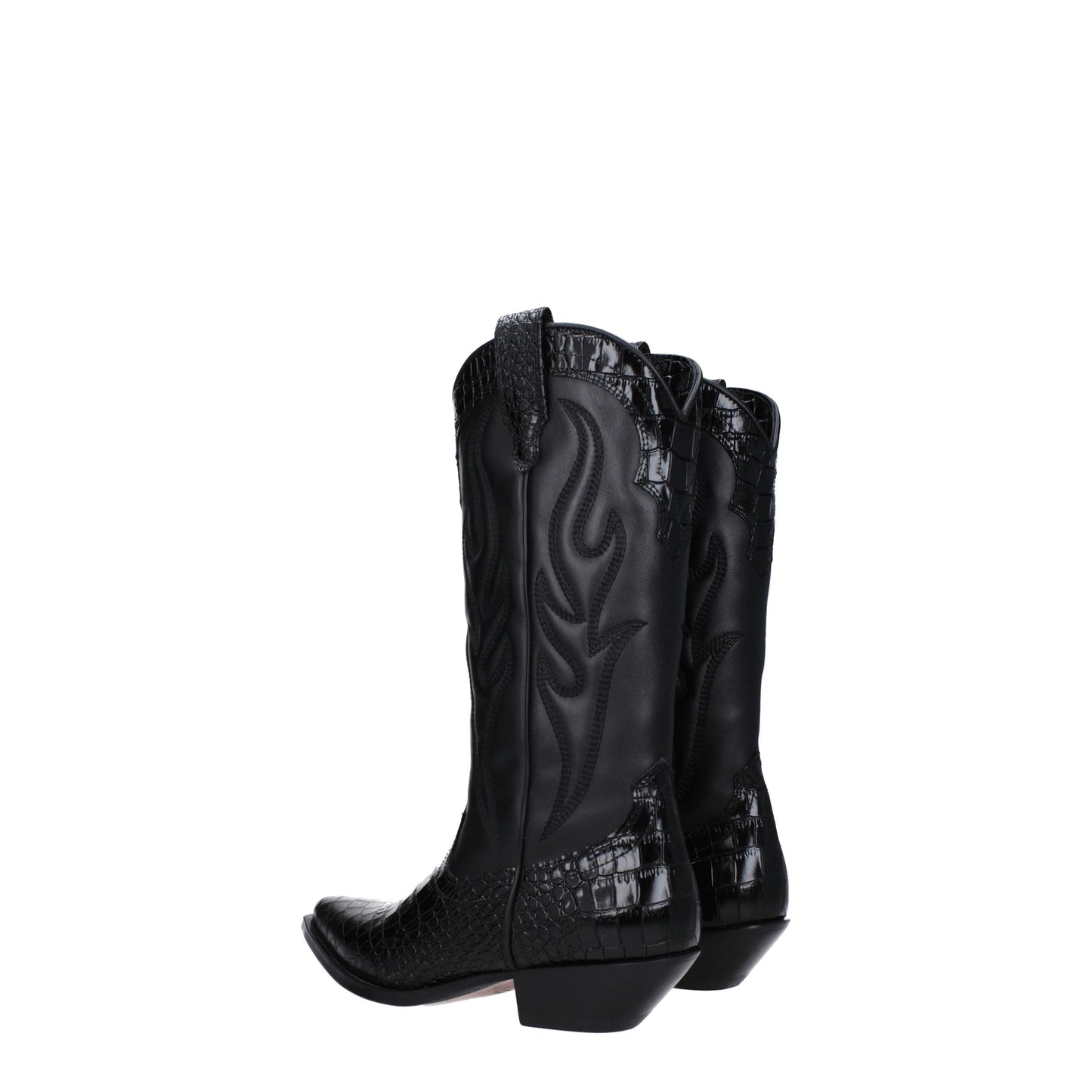 Sonora Women's Boots in Leather Black