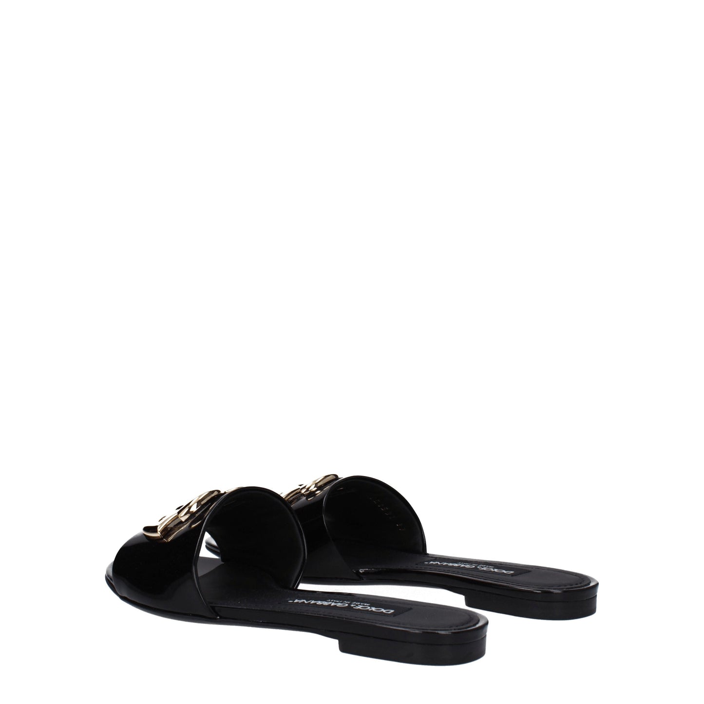 Dolce&Gabbana Women's Sandals & Slippers in Leather Black