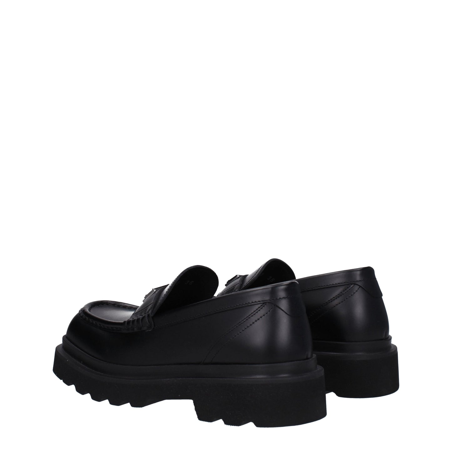 Dolce&Gabbana Women's Loafers in Leather Black