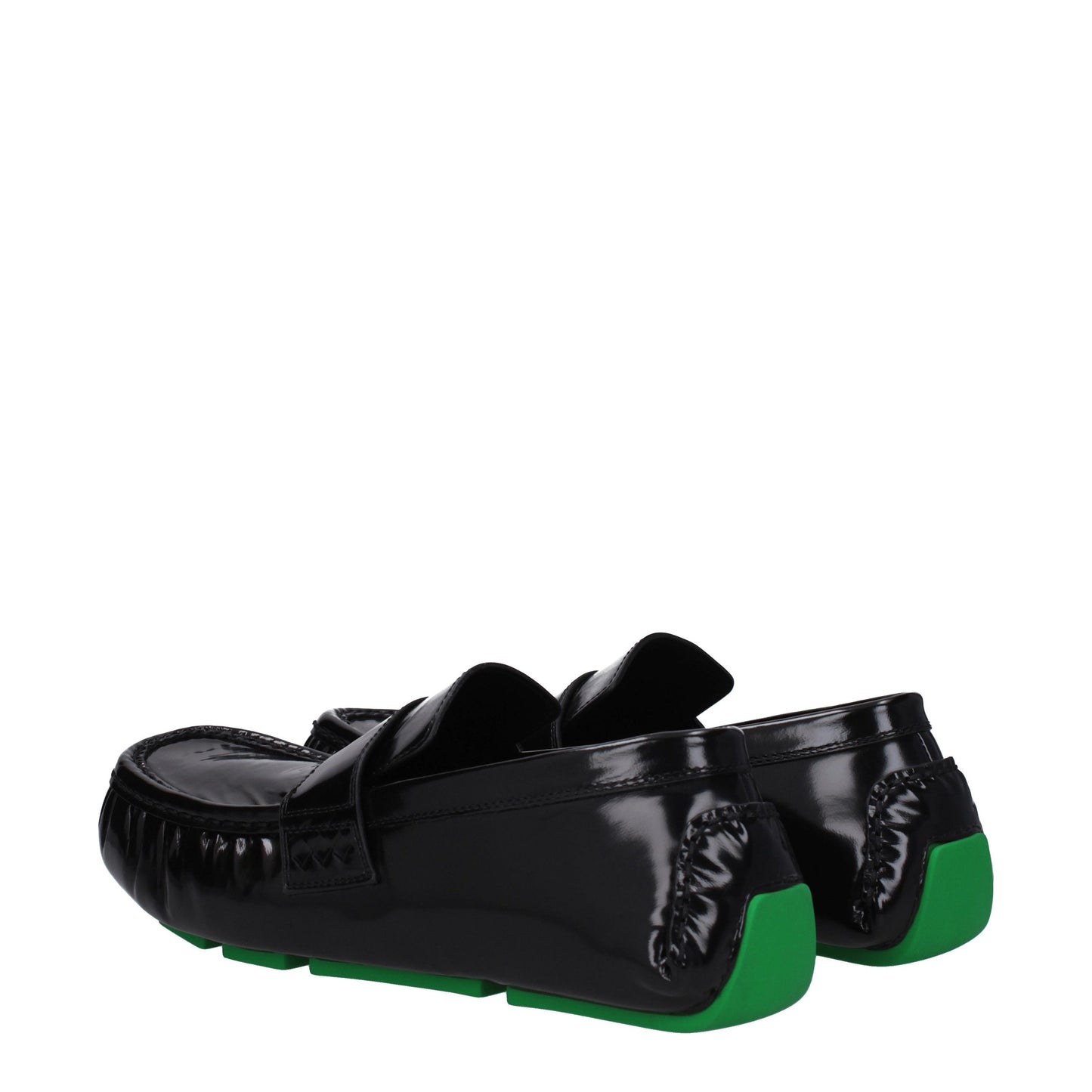 Bottega Veneta Men's Loafers in Leather Black