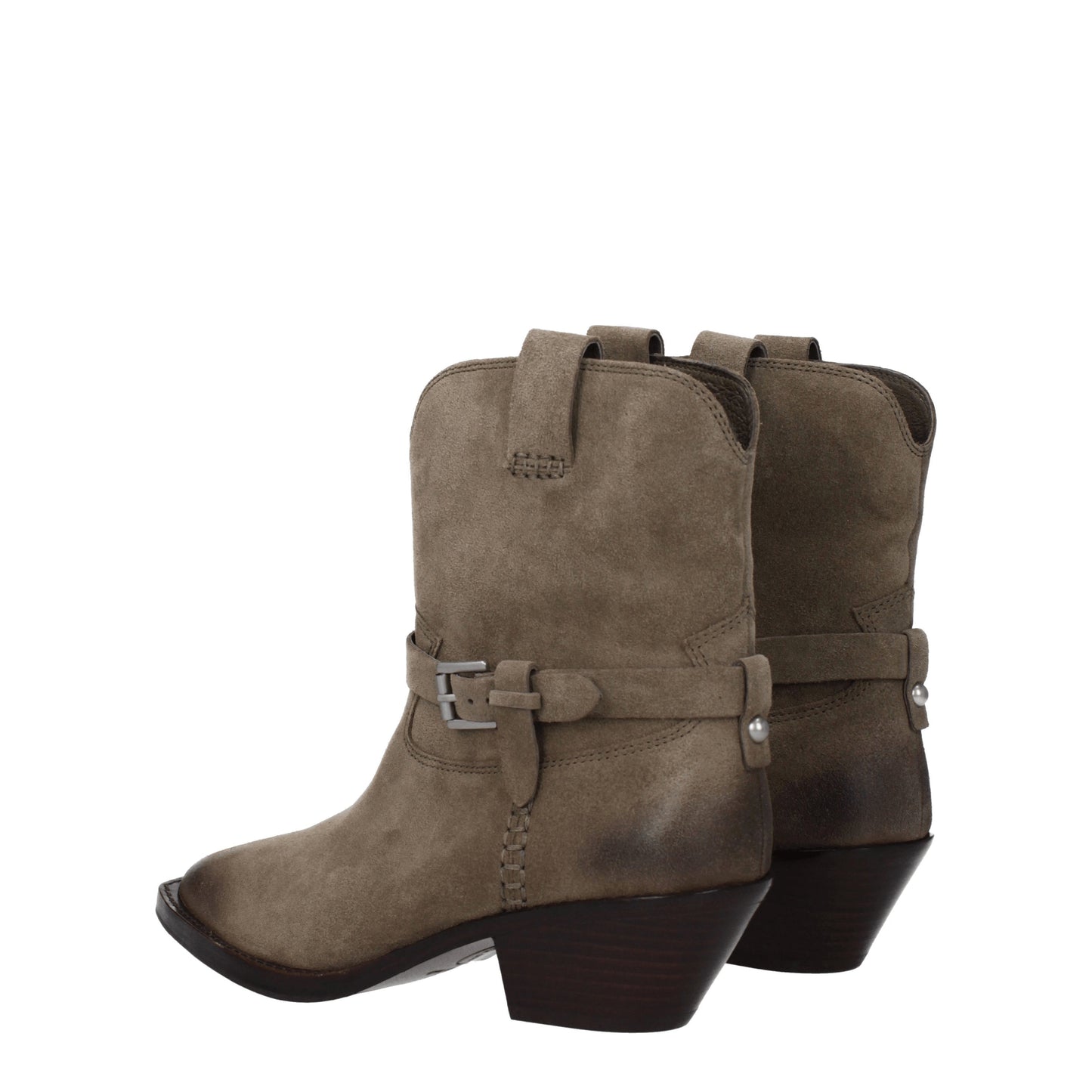 Ash Women's Boots in Suede Beige/Mud