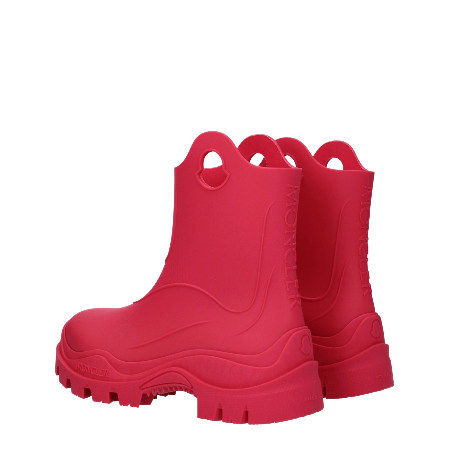 Moncler Women's Boots in Rubber Fuchsia