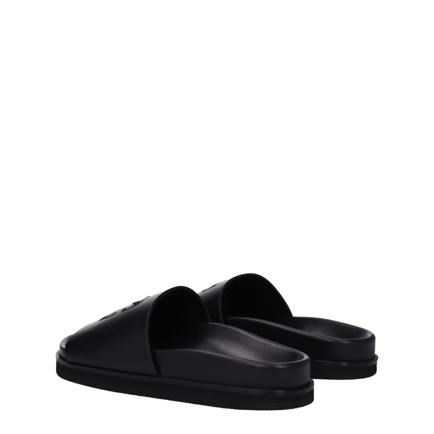 Off-White Sandals & Slippers Men Leather Black