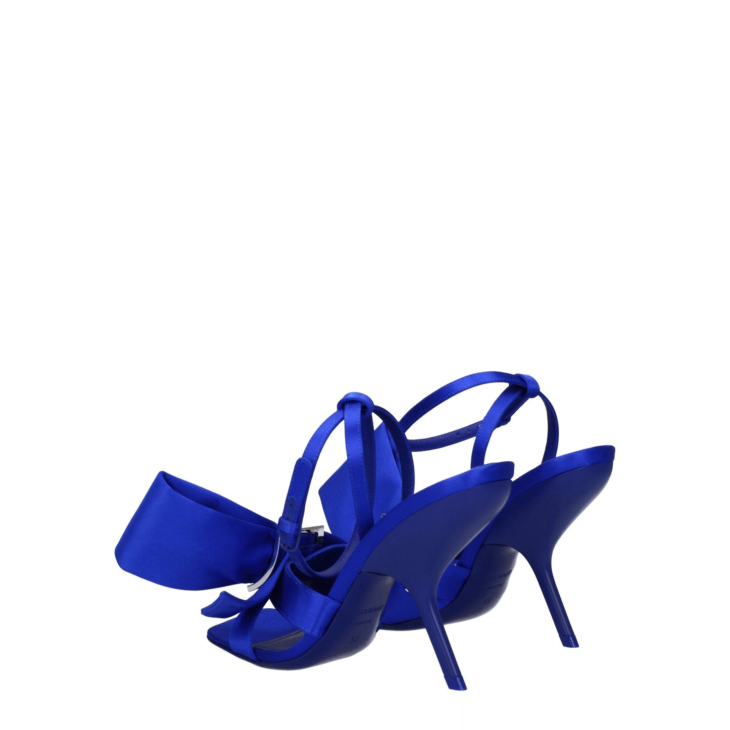 Salvatore Ferragamo Women's Sandals in Satin Blue/Electric Blue