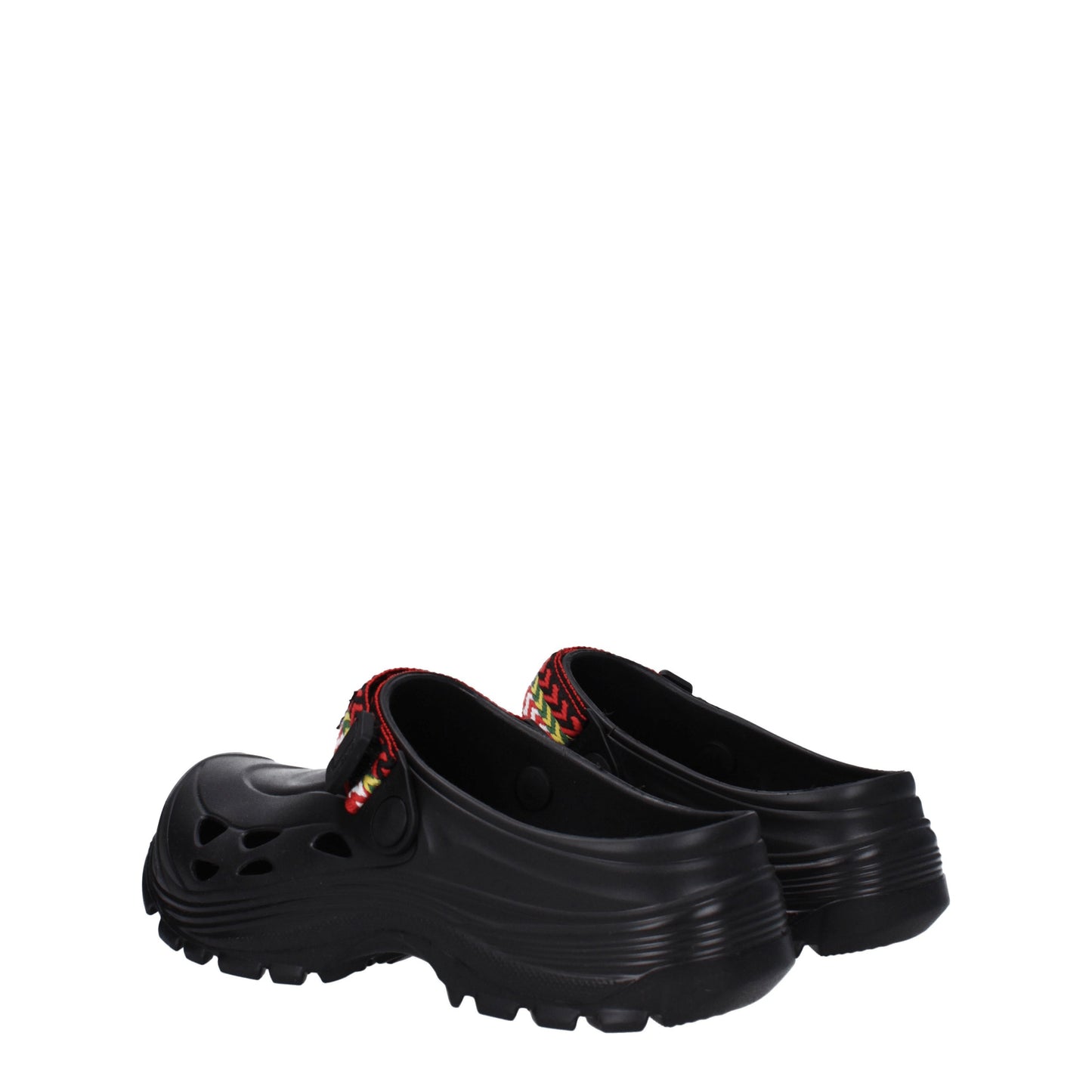 Lanvin Sandals & Slippers Men Rubber Black