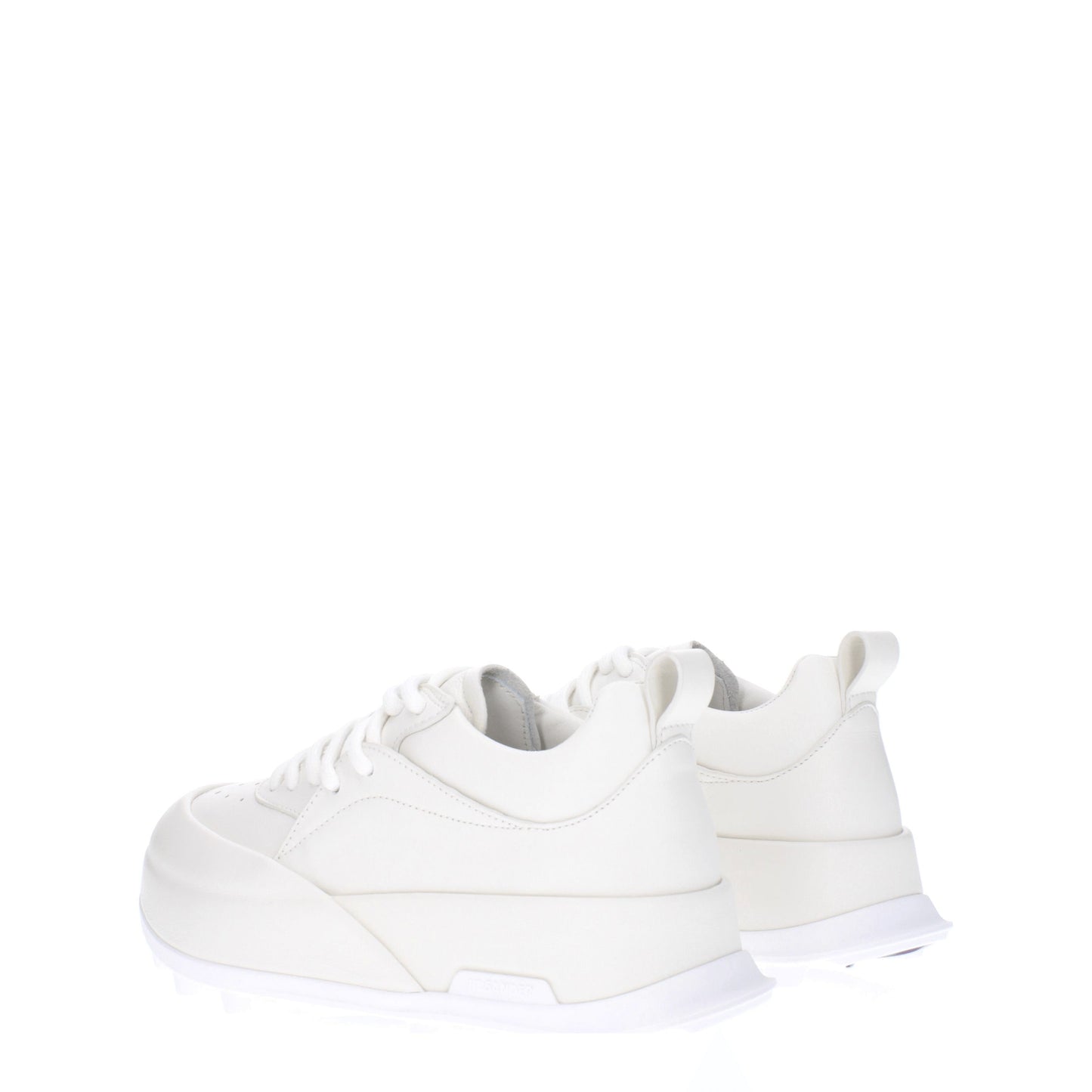 Jil Sander Women's Sneakers in Leather White/Porcelain