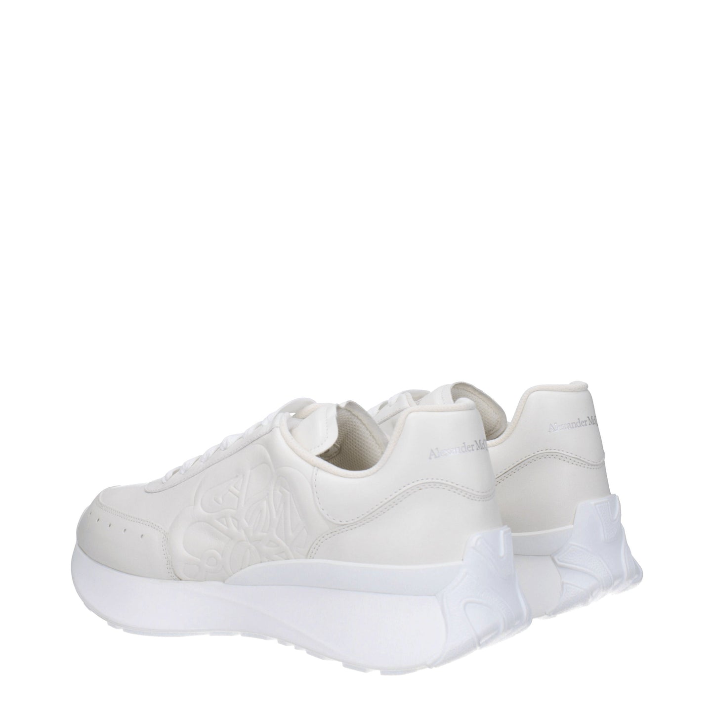 Alexander McQueen Men's Sneakers in Leather White