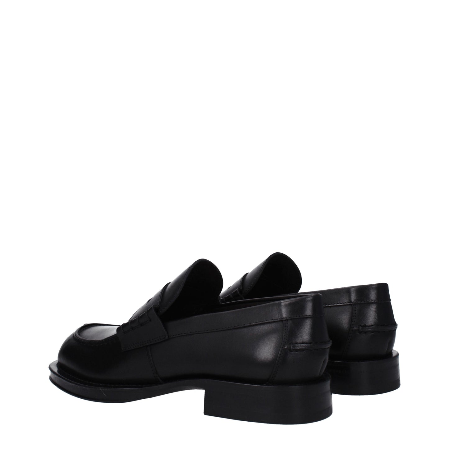 Lanvin Men's Loafers in Leather Black