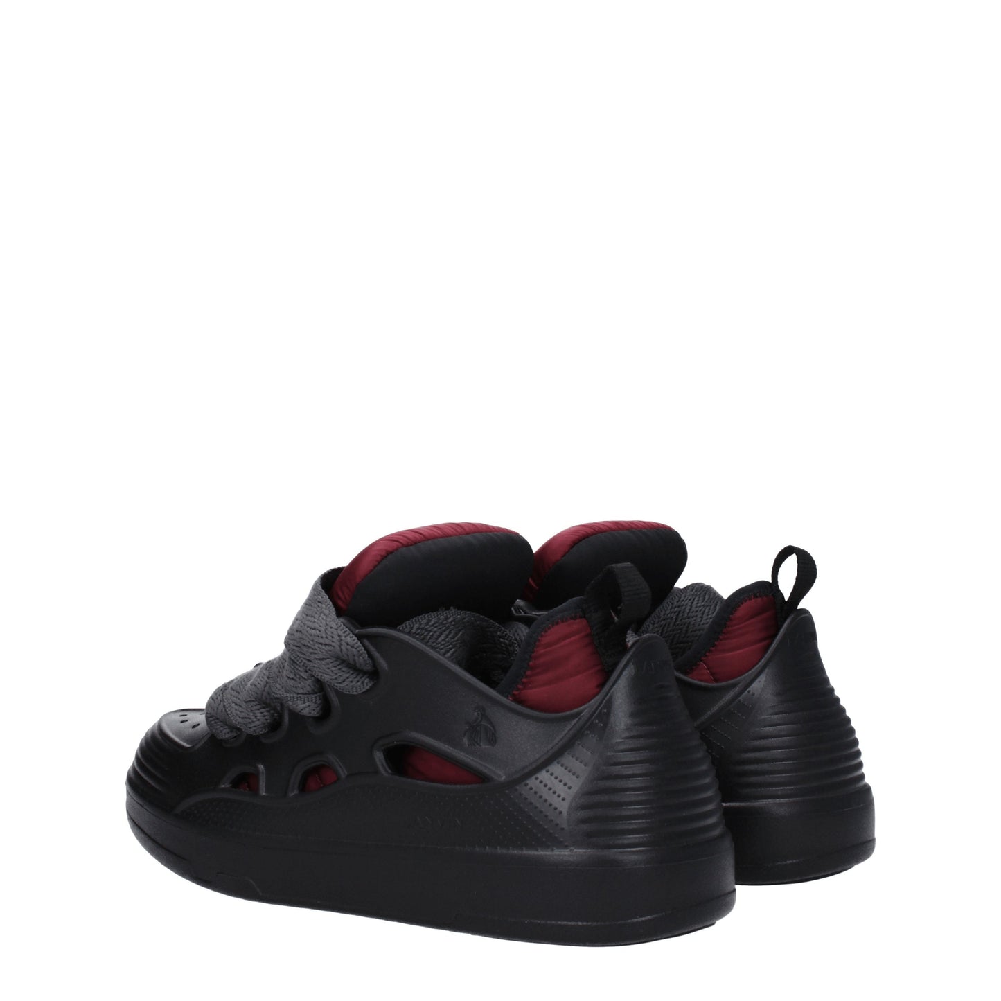 Lanvin Men's Sneakers in Rubber Black/Anthracite