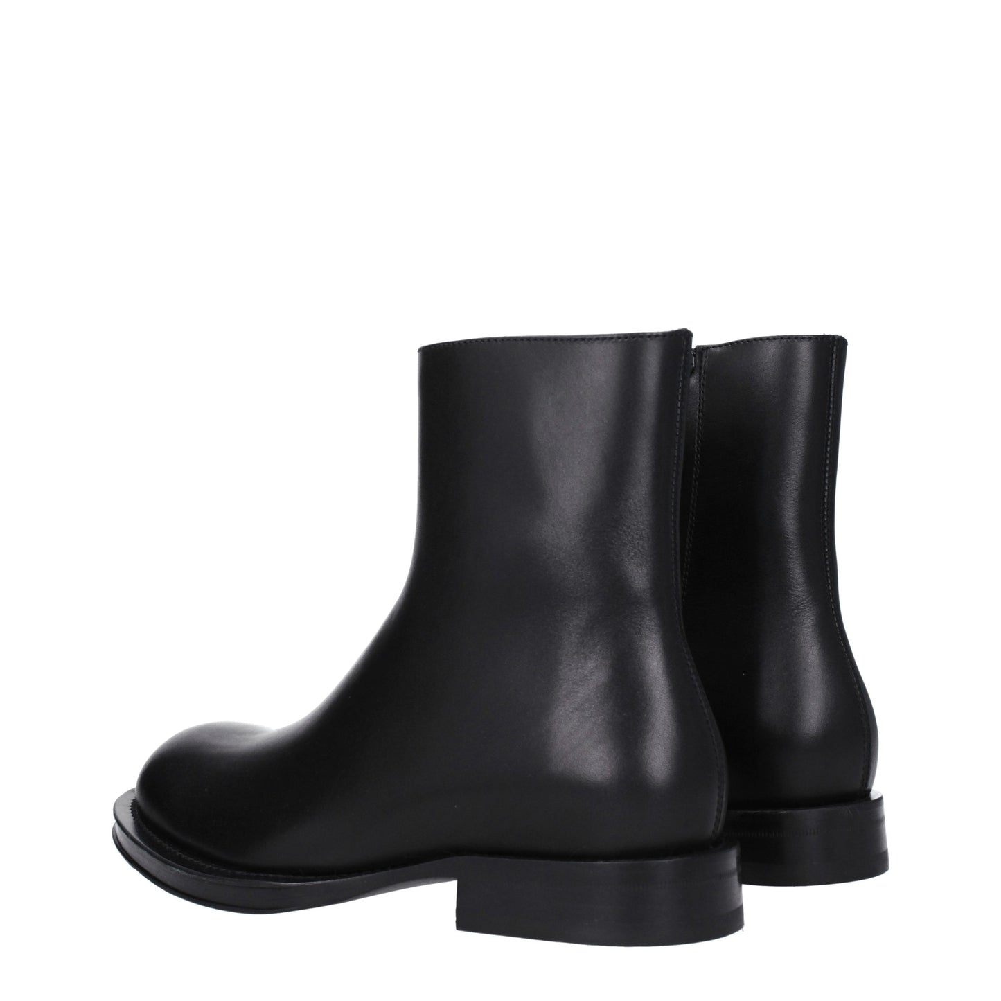 Lanvin Men's Boots in Leather Black