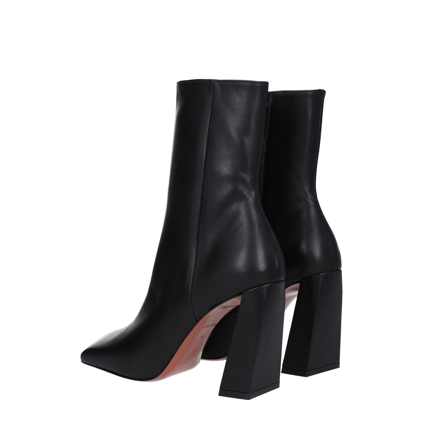 Amina Muaddi Women's Boots in Leather Black