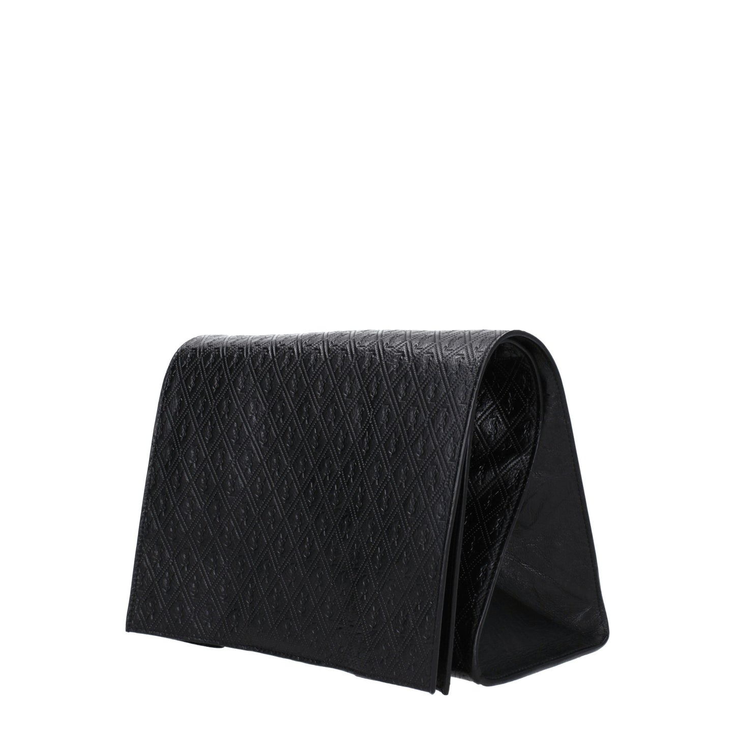 Saint Laurent Clutches Men Leather Black