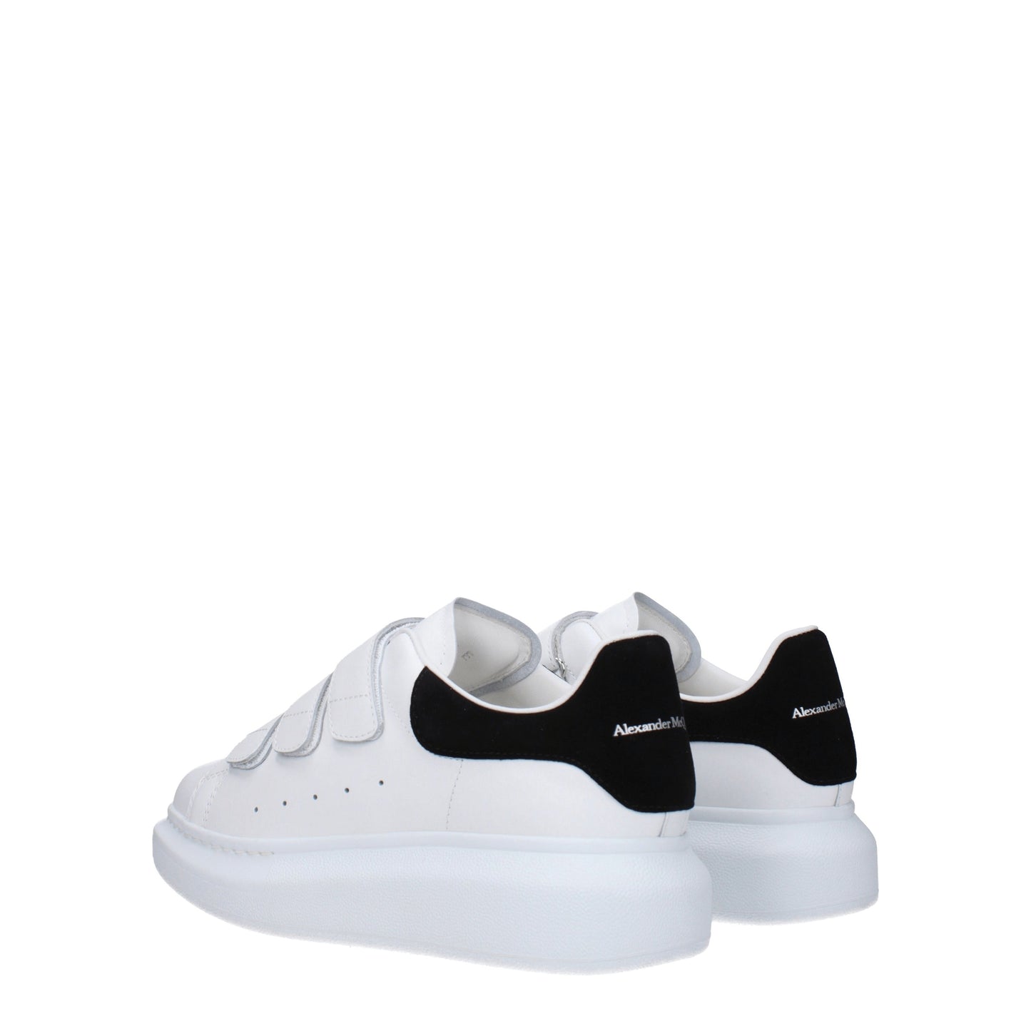 Alexander McQueen Women's Sneakers in Leather White/Black