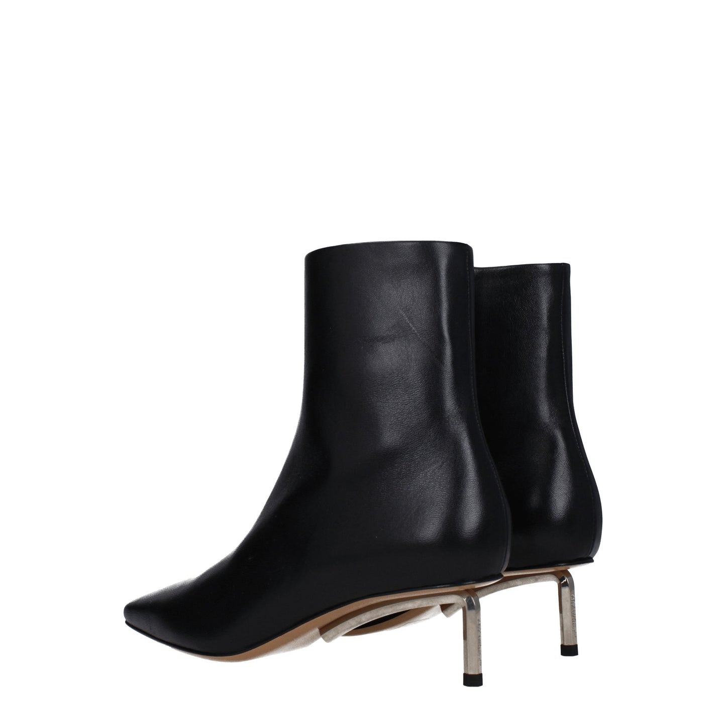 Off-White Women's Boots in Leather Black