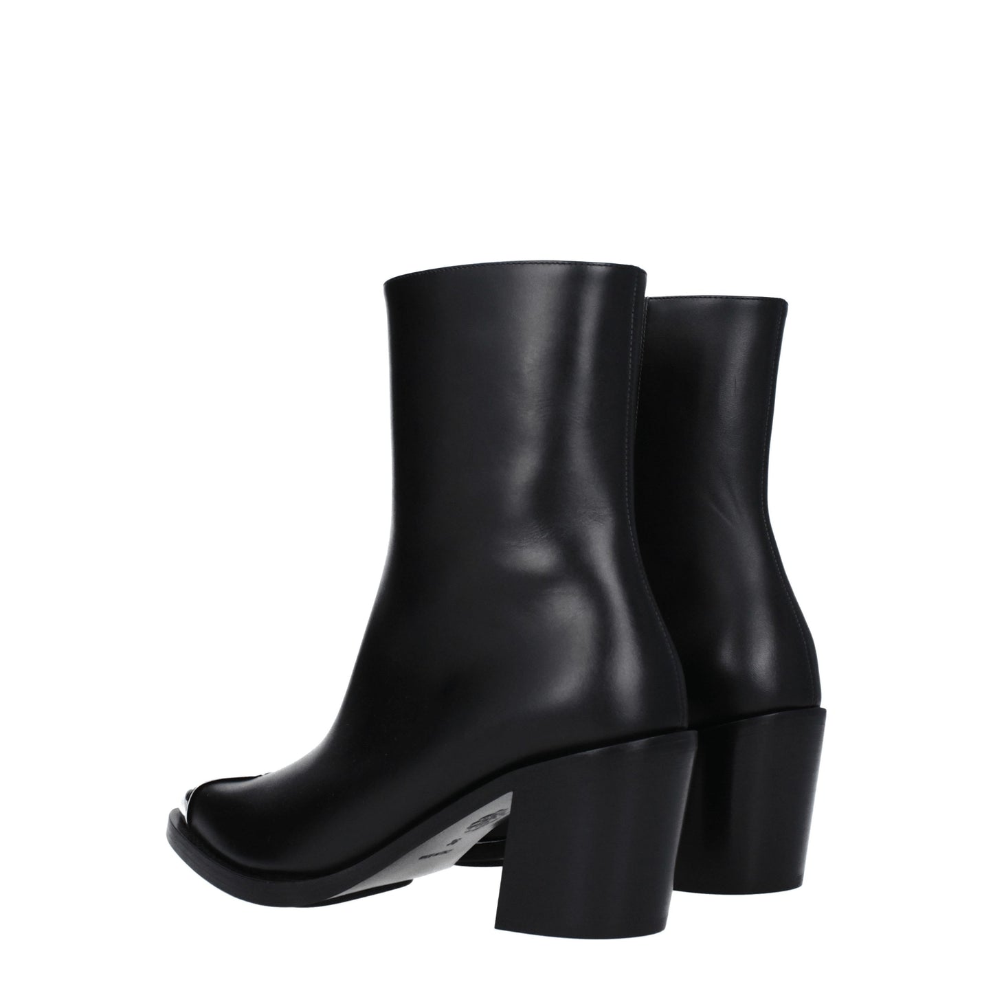 Alexander McQueen Women's Boots in Leather Black