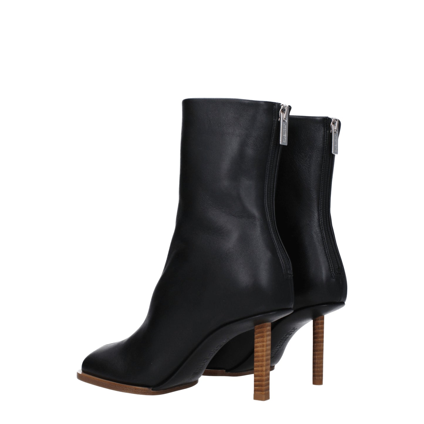 Jacquemus Women's Boots in Leather Black