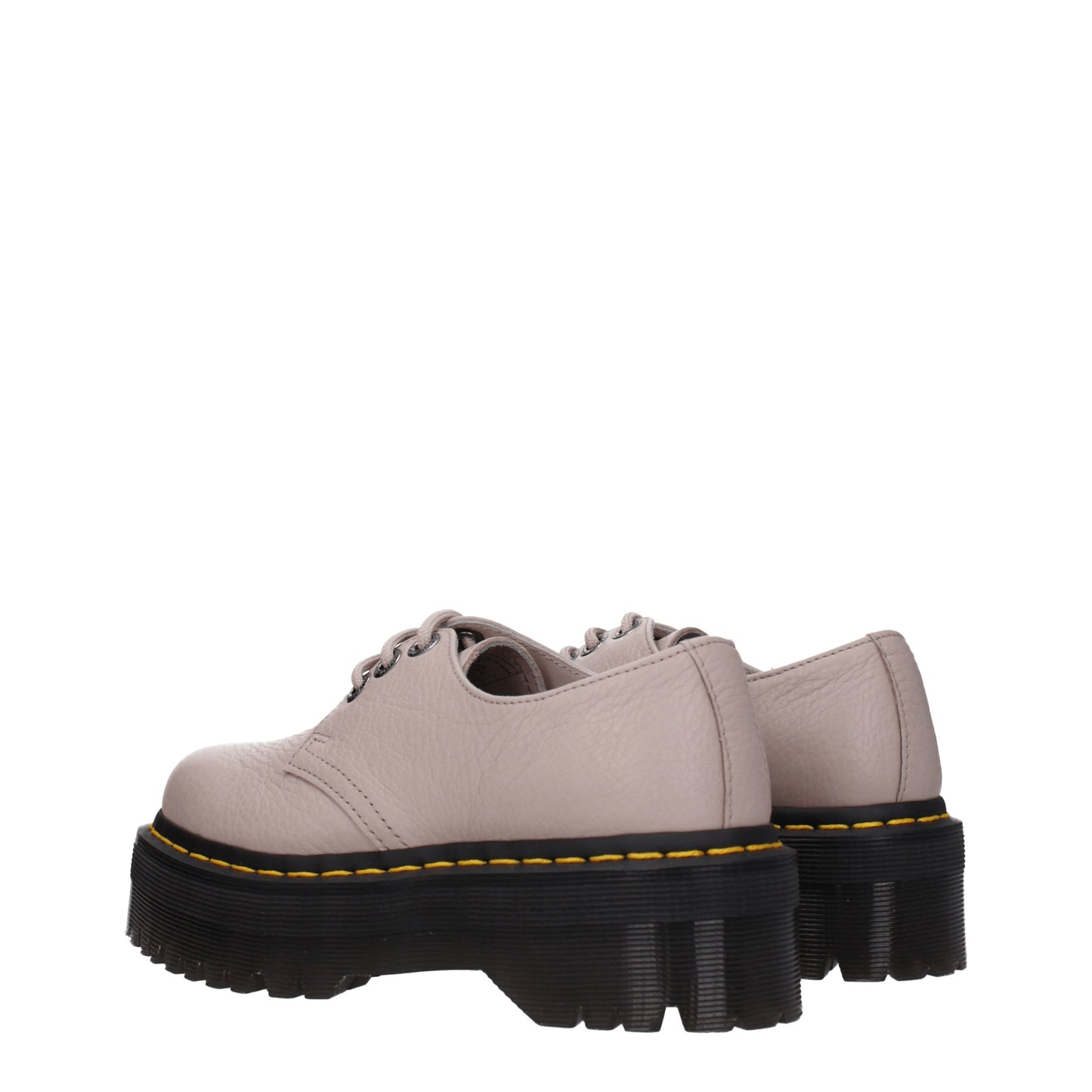 Dr. Martens Women's Lace ups in Leather Gray/Taupe