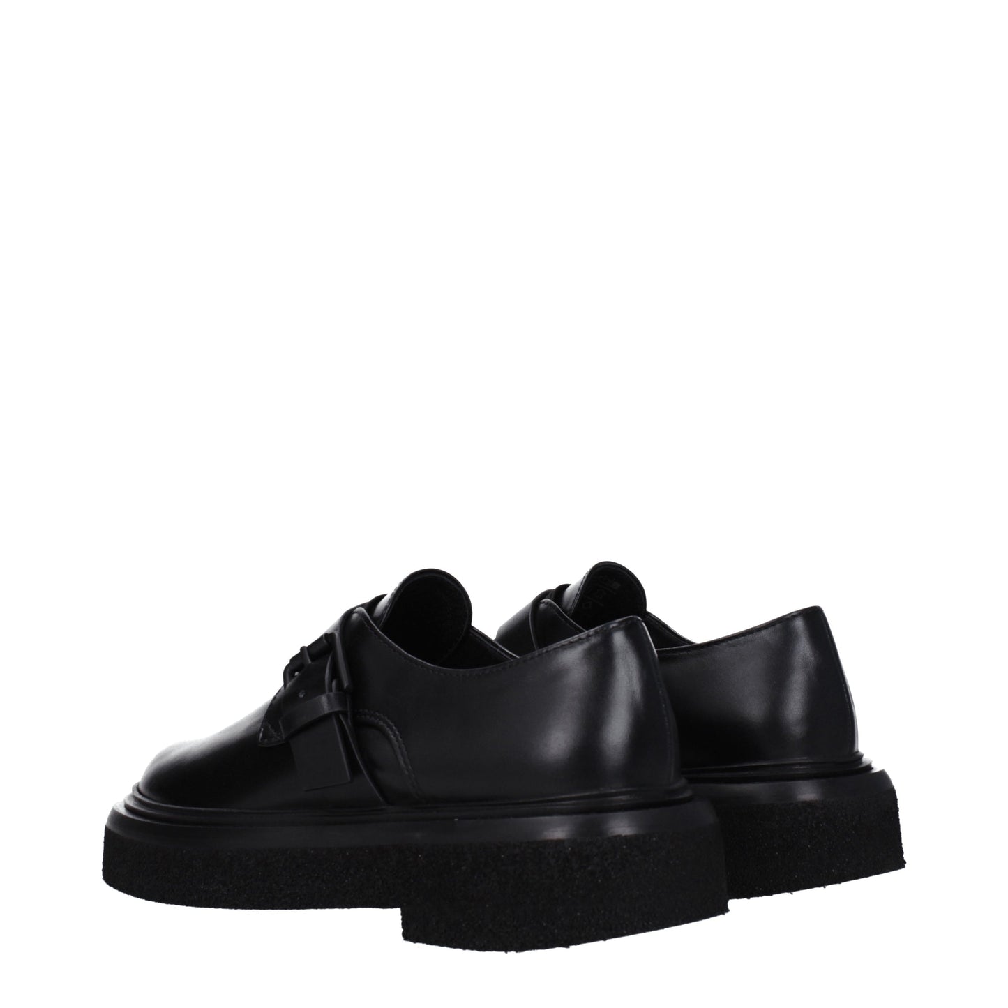 Max Mara Women's Lace ups in Leather Black