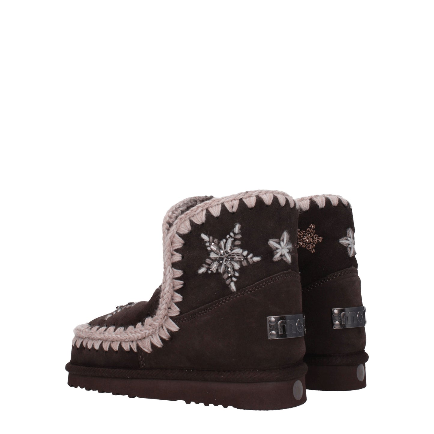 Mou Women's Boots in Suede Brown