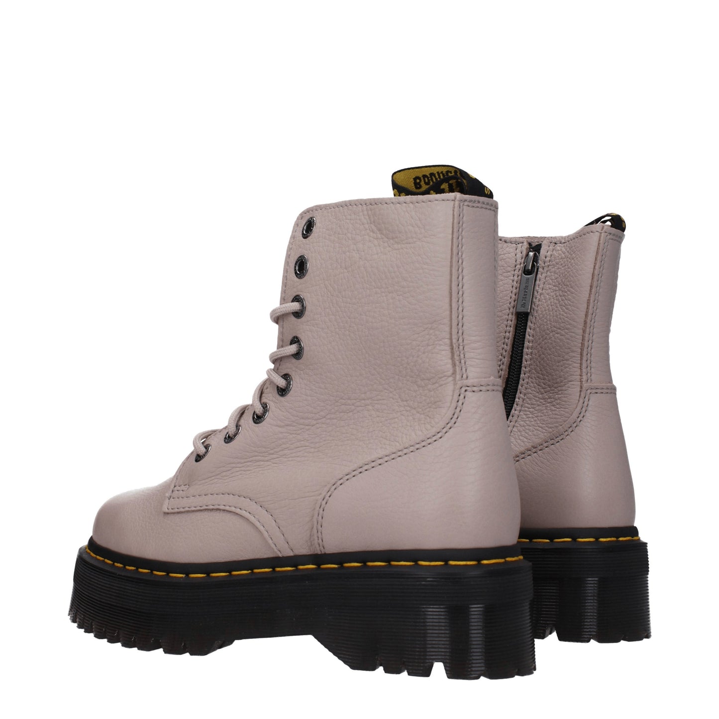 Dr. Martens Women's Boots in Leather Pink/Taupe