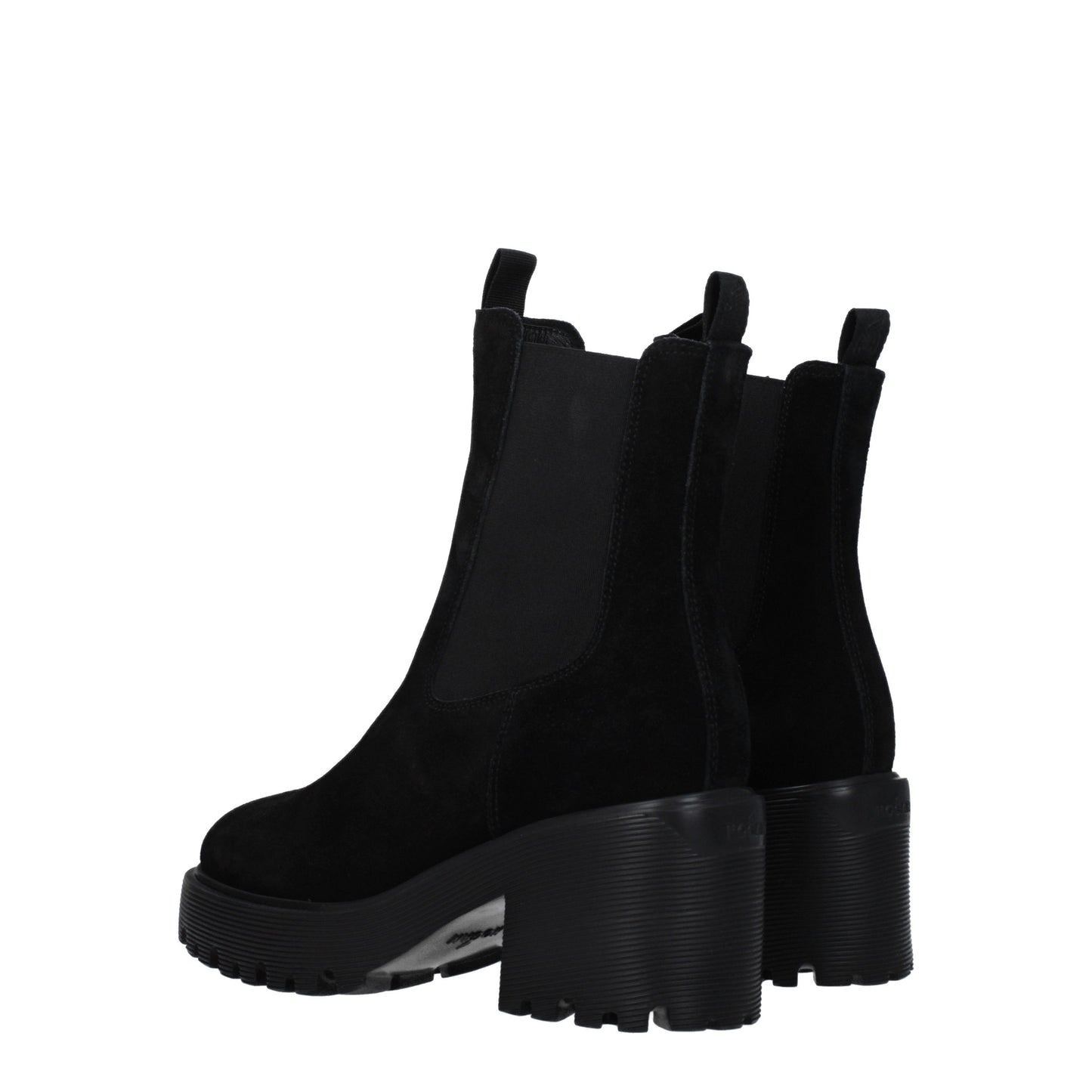 Hogan Women's Boots in Suede Black