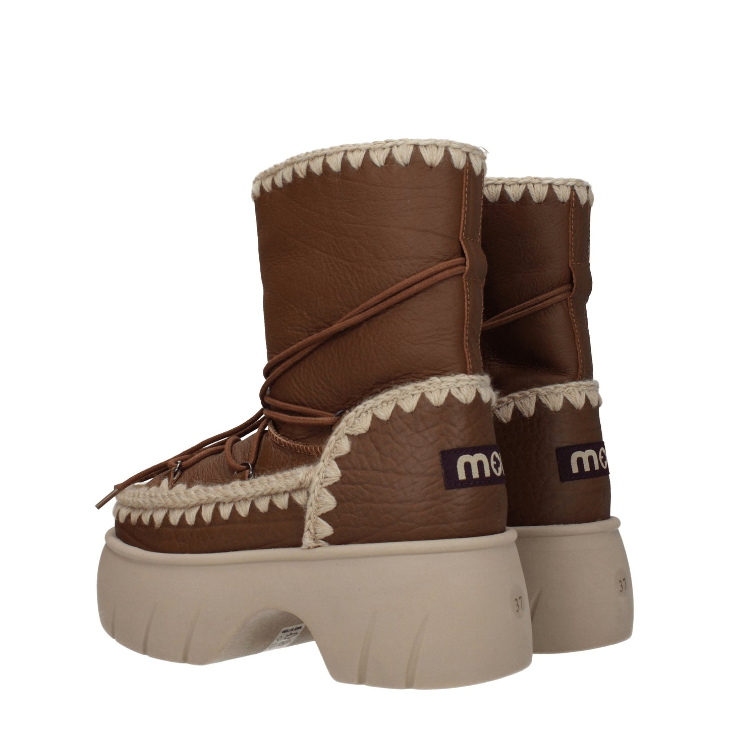 Mou Women's Boots in Leather Brown